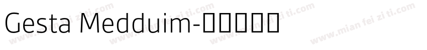 Gesta Medduim字体转换